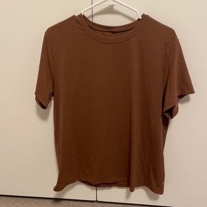 Lululemon Workout Shirt Burnt Orange